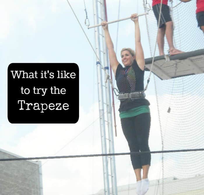 What it's like to try the trapeze