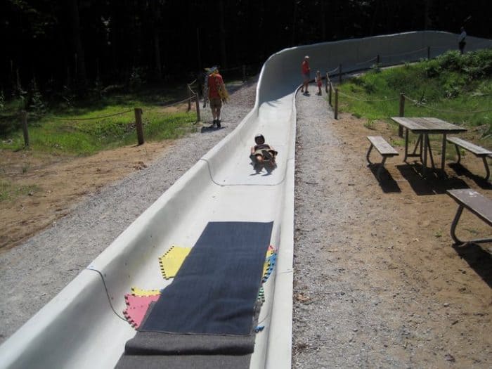 summer luge track in Muskegon Michigan