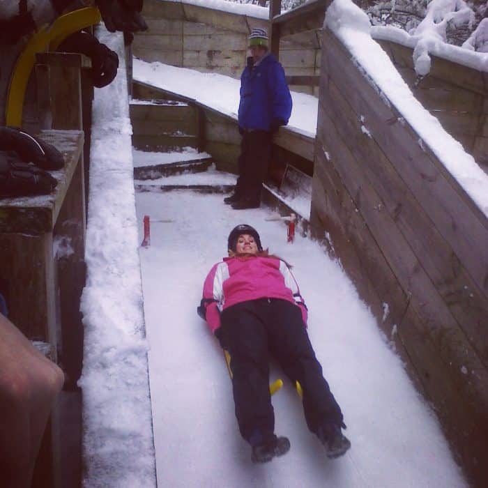 luge at Muskegon winter Sports Complex