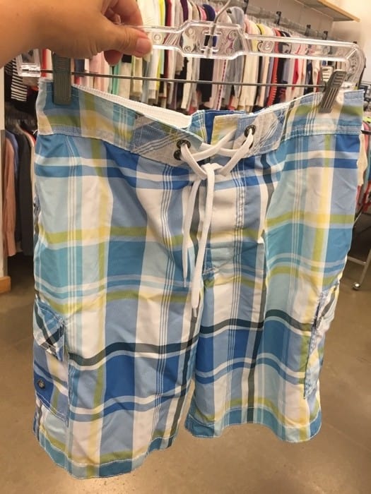 Discounted shorts at the Gap Clearance Center in Hebron, KY