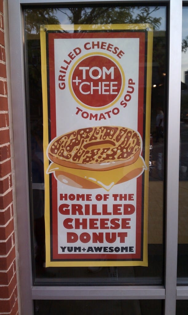 Tom and Chee home of grilled cheese donut