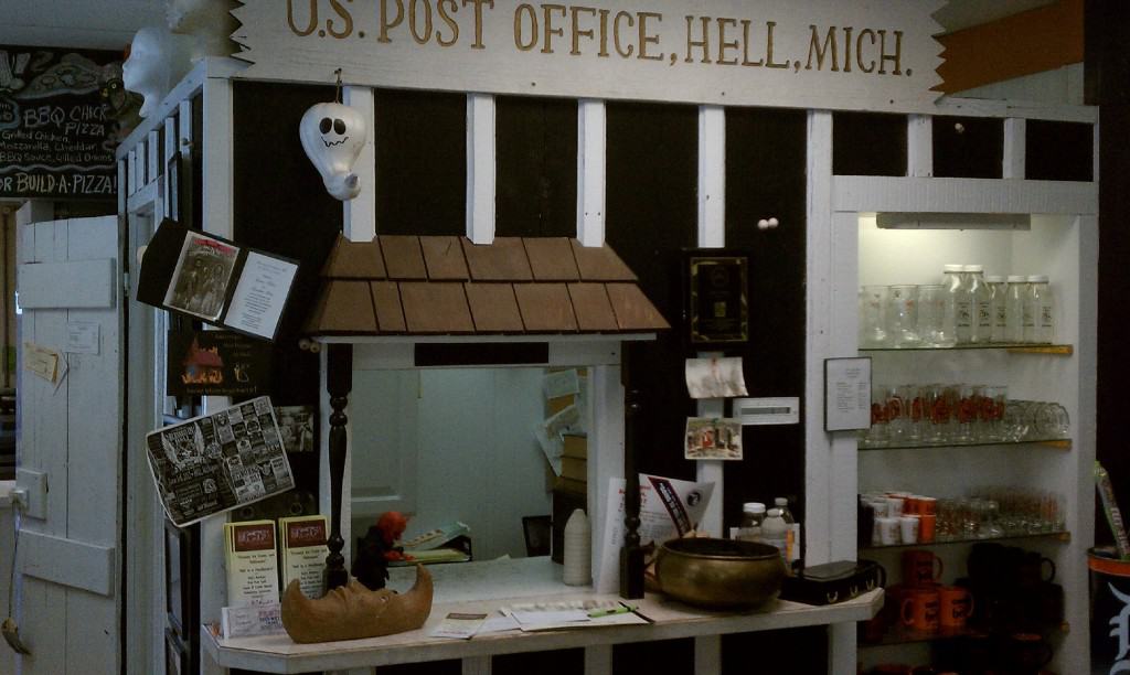 Post office in Hell, Michigan