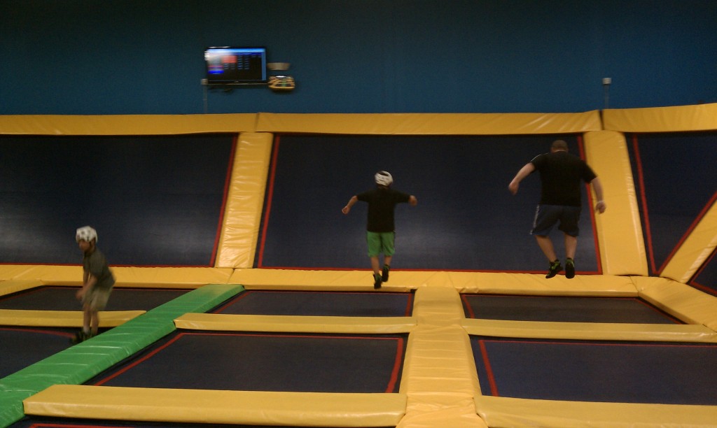 Bouncing Off the Walls at Lazer Kraze