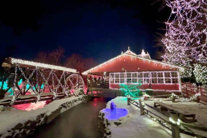 Christmas Lights at Historic Clifton Mill