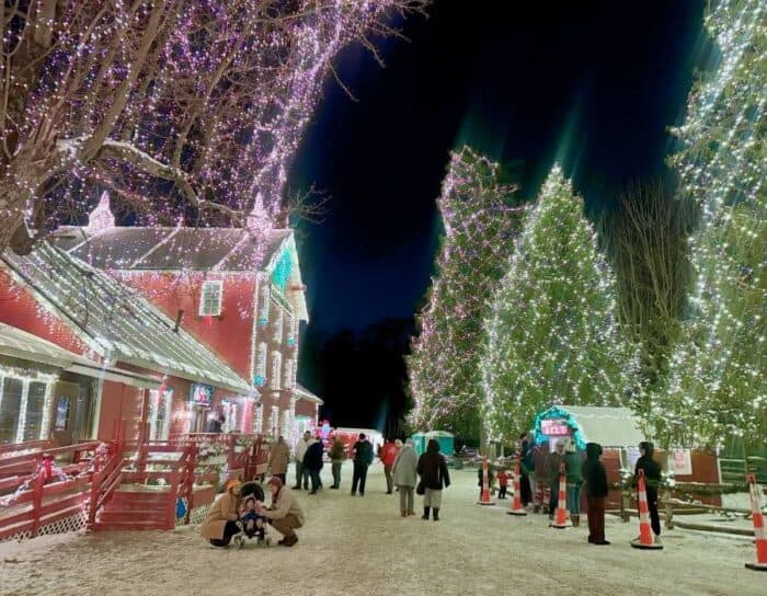 Christmas Lights at Historic Clifton Mill