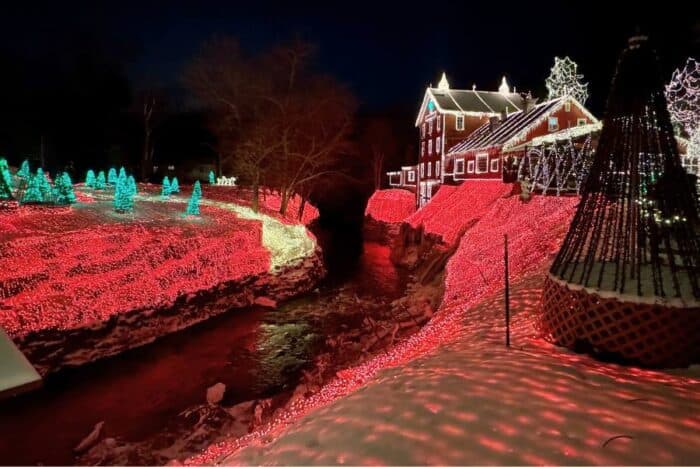 Legendary Lights at Historic Clifton Mill in Ohio