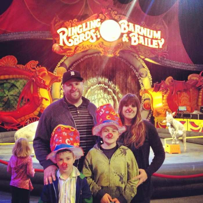 Clowning around at the Ringling Bros and Barnum & Bailey Circus