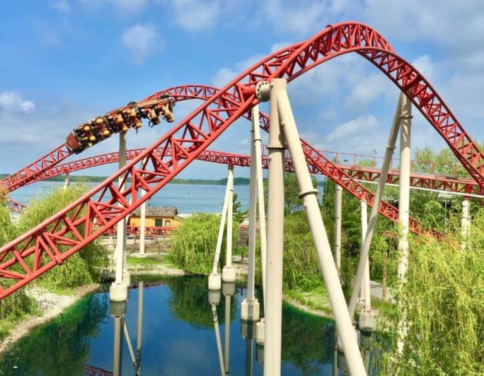 Maverick roller coaster at Cedar Point Amusement Park