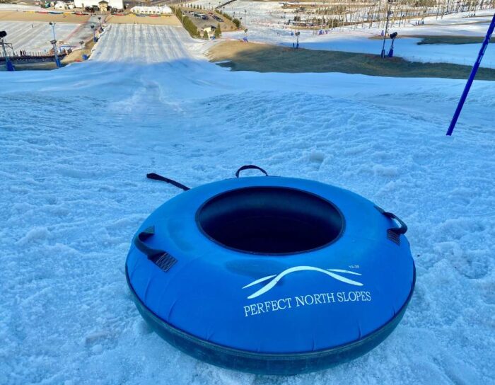 Snow Tubing at Perfect North Slopes in Indiana