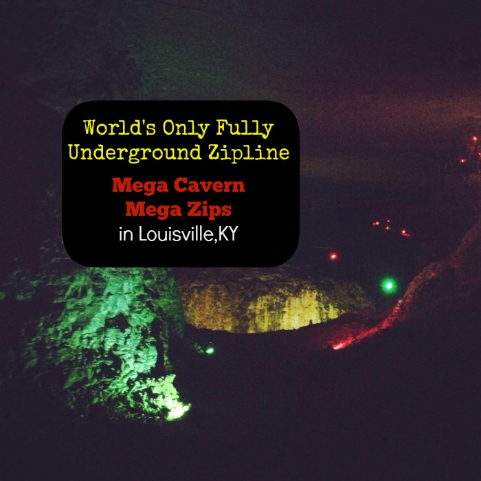 World's Only Fully Underground Zipline at Mega Cavern in Louisville