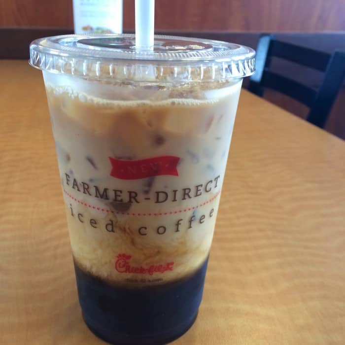 iced coffee drinks at Chick-fil-A