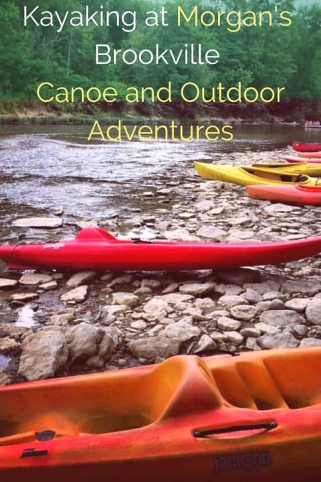 Kayaking at Morgan's Brookville Canoe and Outdoor Adventures