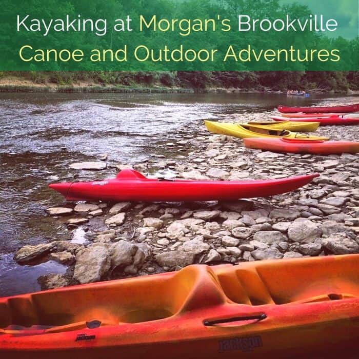 Kayaking at Morgan's Brookville Canoe and Outdoor Adventures