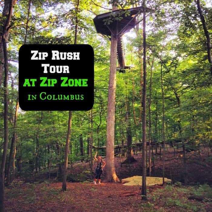 Zip Rush Tour at Zip Zone in Columbus cover