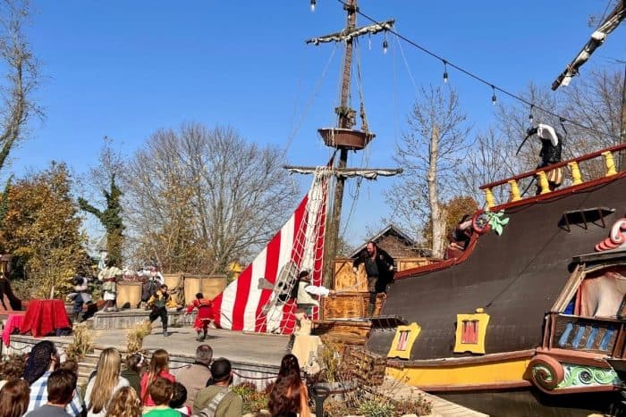 Pirate Ship Stunt Show at the Ohio Renaissance Festival