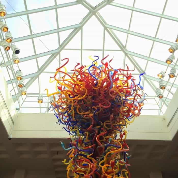 Dale Chihuly "Fireworks of Glass" at The Children's Museum of Indianapolis