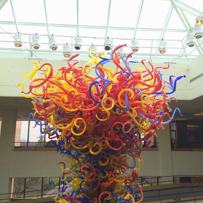 Dale Chihuly "Fireworks of Glass" at The Children's Museum of Indianapolis