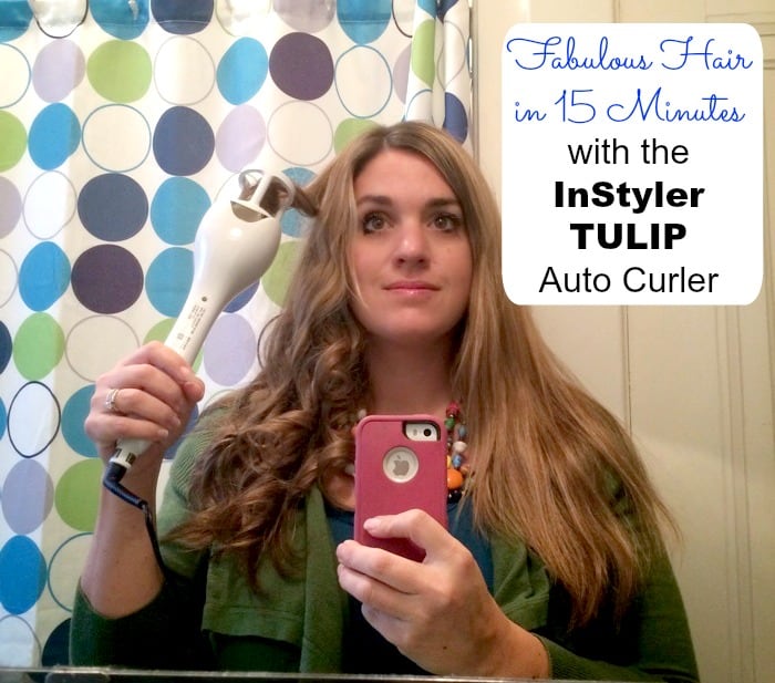 Fabulous Hair in 15 minutes with the InStyler TULIP Auto Curler