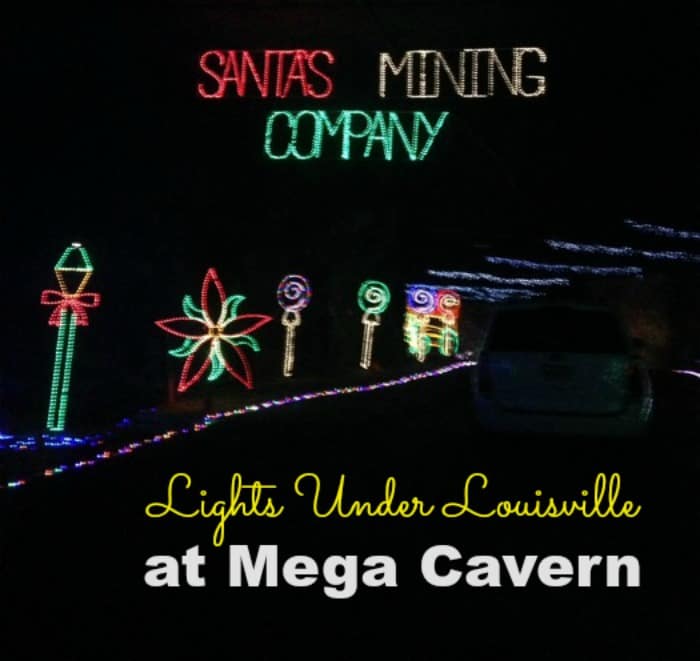 Underground Light Display at Lights Under Louisville at Mega Cavern