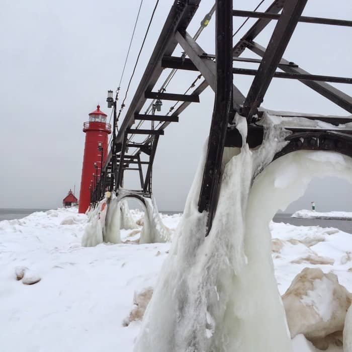  Icy Grand Haven Pier