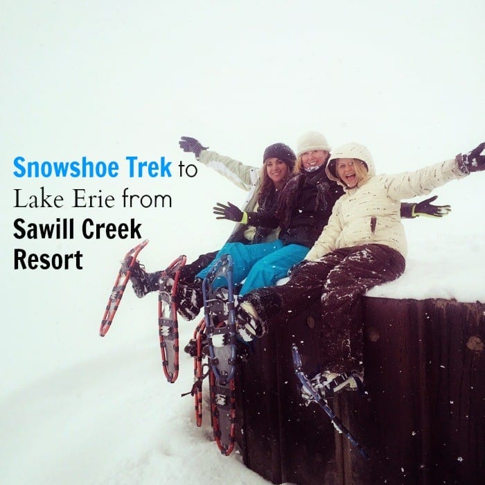 Snowshoe Trek to Lake Erie from Sawmill Creek Resort