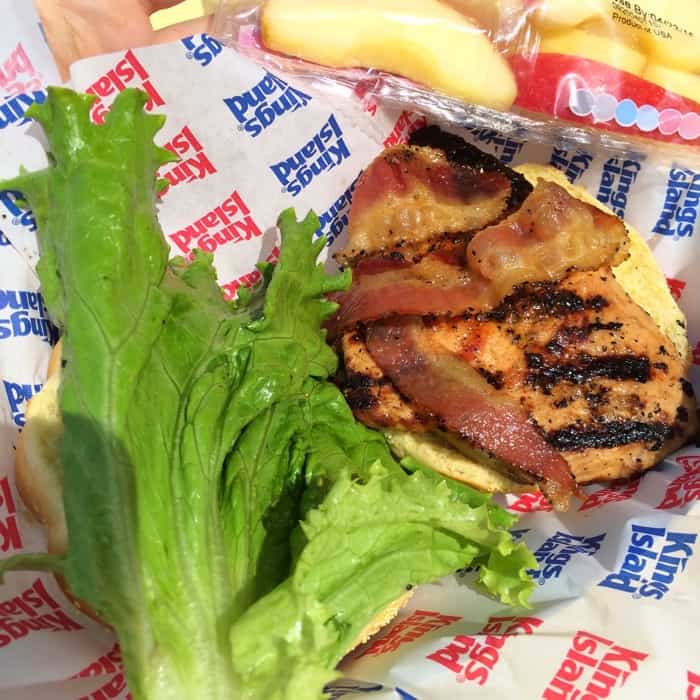 Grilled Chicken Sandwich on the All Season Dining Plan at Kings Island