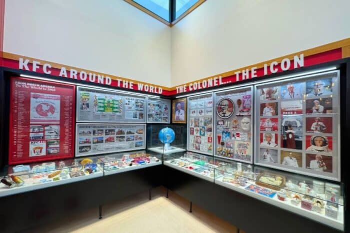 KFC exhibit at Sanders Cafe and Museum