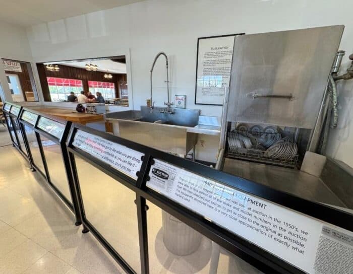 exhibit at The Sanders Cafe and Museum