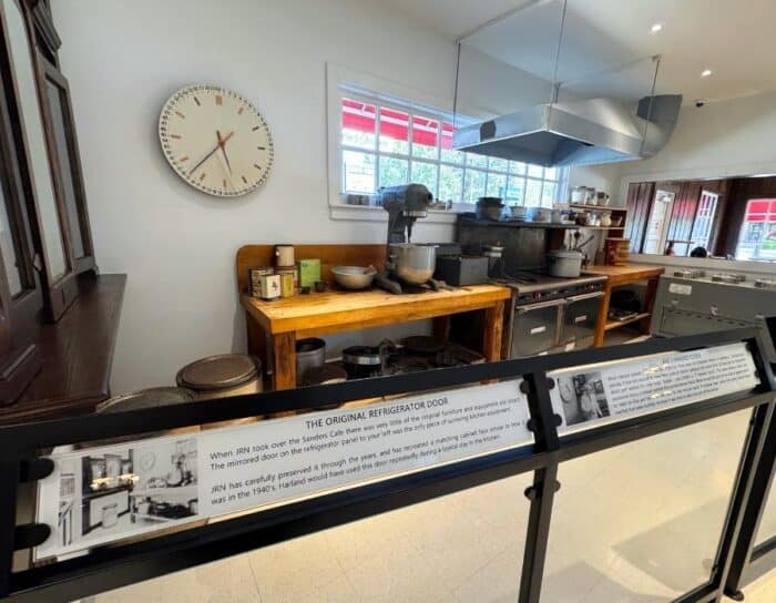 exhibit at The Sanders Cafe and Museum