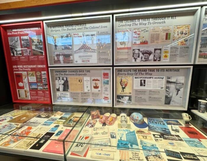 exhibit at The Sanders Cafe and Museum in Corbin KY