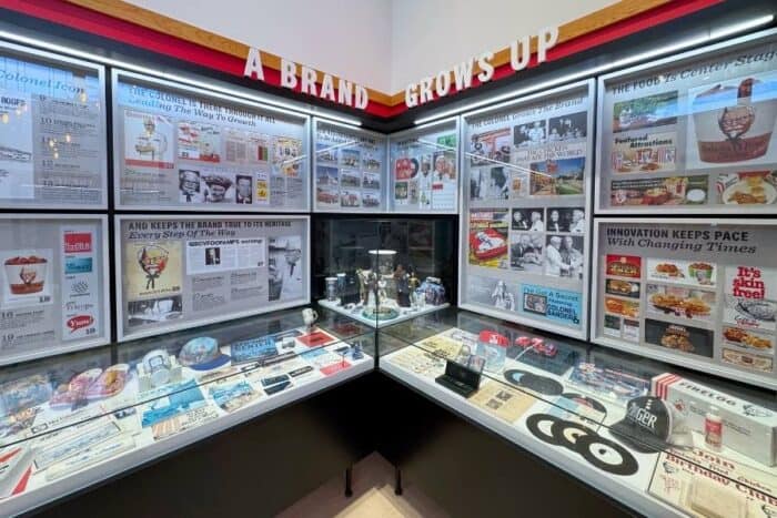 exhibit at The Sanders Cafe and Museum in Corbin KY