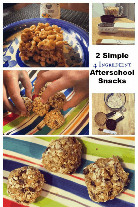 2 Simple 4 Ingredient Afterschool Snacks