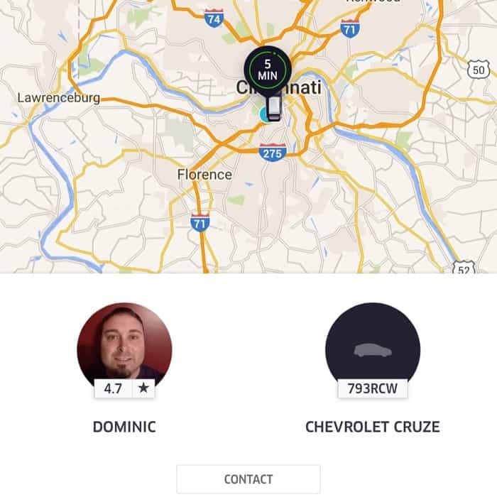My Uber driver