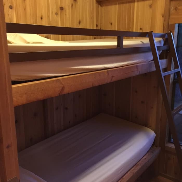 KOA Hocking Hills Cabin bedroom
