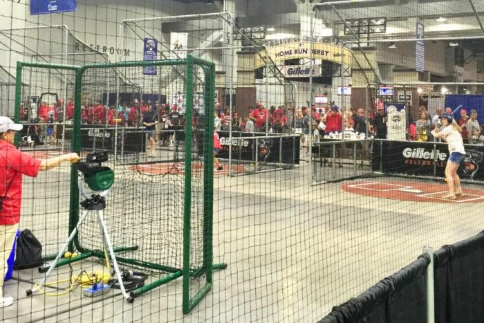 batting cage at REDSFEST