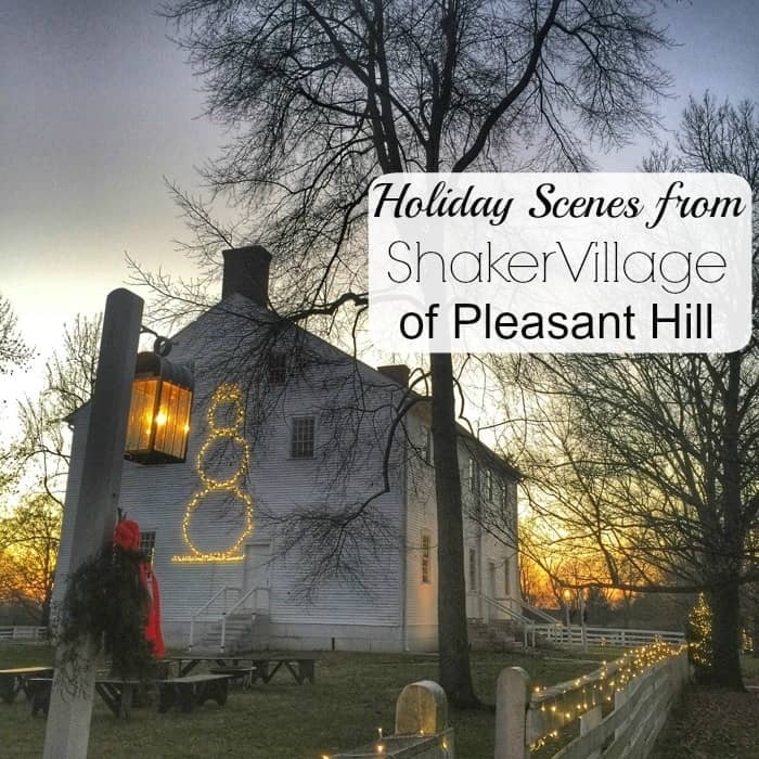 Holiday Scenes from Shaker Village of Pleasant Hill KY