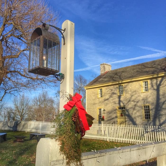 Holiday Scenes from Shaker Village of Pleasant Hill KY