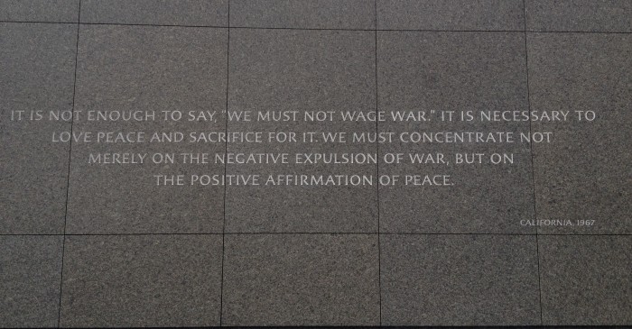 2 powerful visits to the MLK Jr. Memorial in the same day 