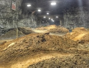 underground mountain bike park