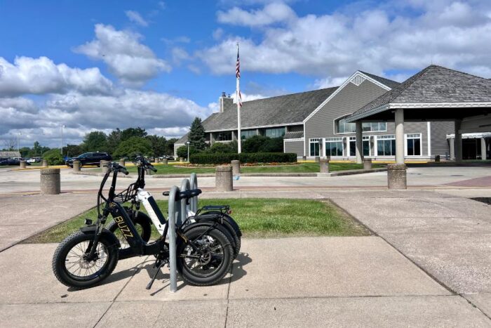 bike rack at Maumee Bay Lodge and Conference Center 