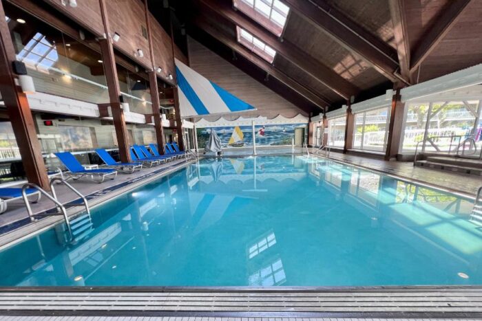 indoor pool at Maumee Bay Lodge