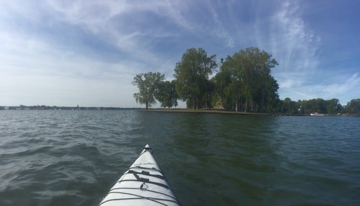 Kayaking at Presque Isle in Erie, PA