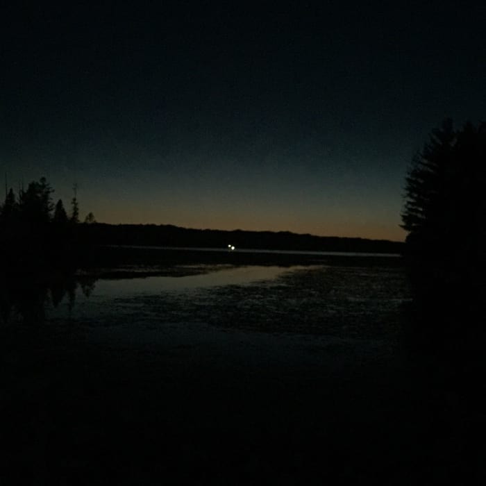 Midnight paddle