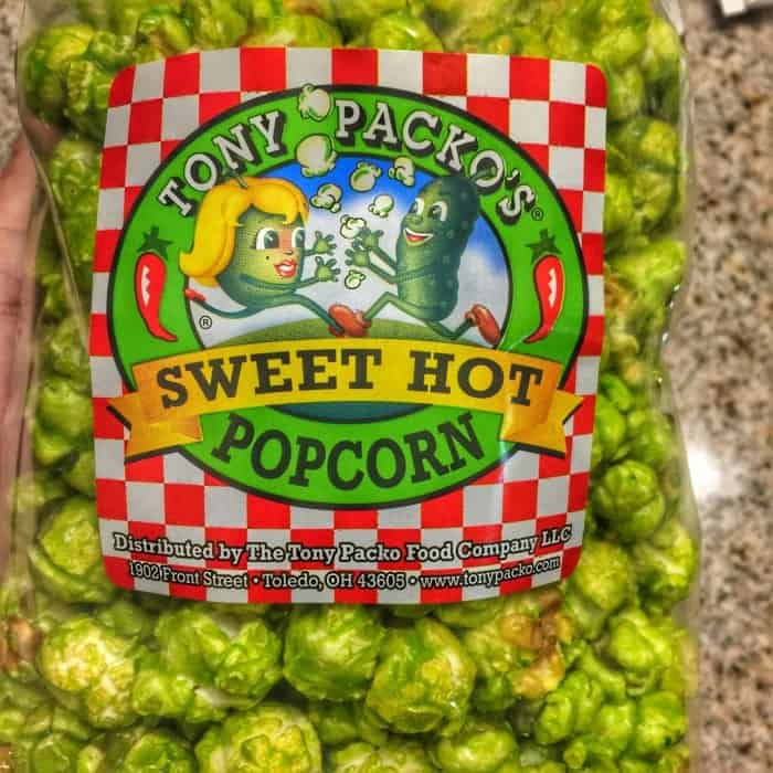 Tony Packo's pickle popcorn