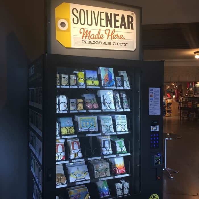 SouveNEAR vending machine in Kansas City Missouri 