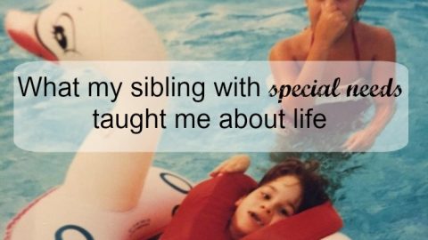 What my sibling with special needs taught me about life