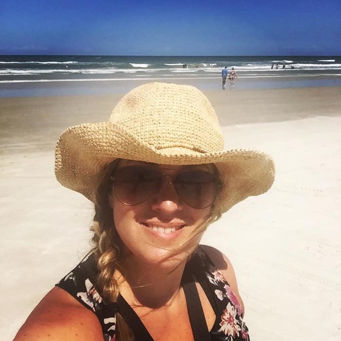 beach selfie