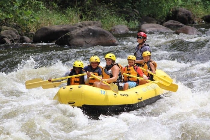 white water rafting on the Upper Pigeon River with Rafting in the Smokies