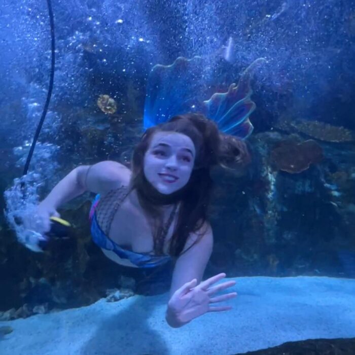 mermaid at Newport Aquarium 