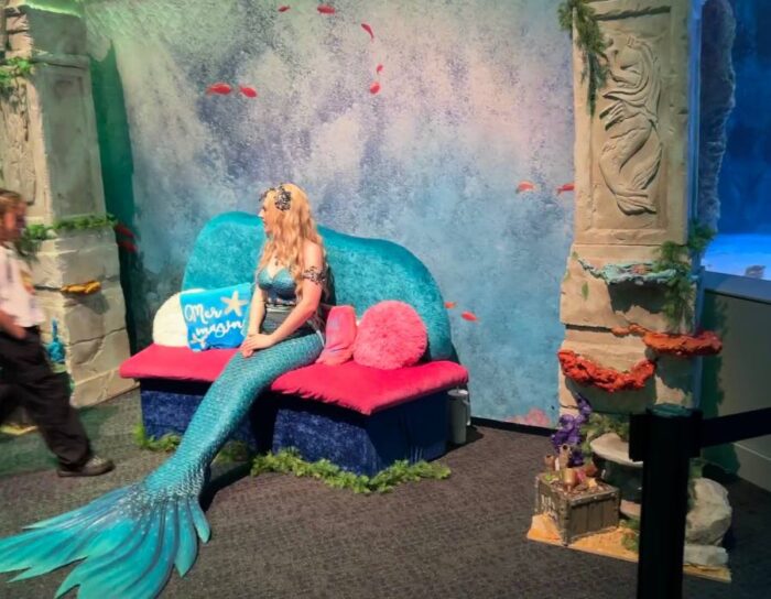 mermaid meet and greet at Newport Aquarium 